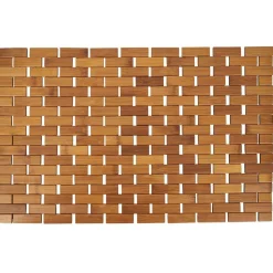 Tapis salle de bain en bambou segments 40x60cm