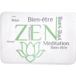 Tapis salle de bain microfibre