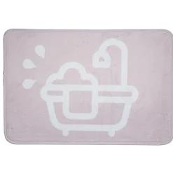 Tapis salle de bain microfibre