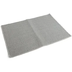 Tapis salle de bain 57x38cm polypropylène et latex gris