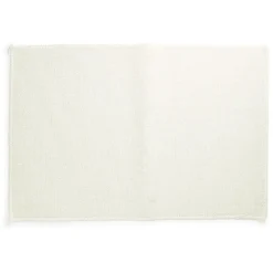 Tapis salle de bain 57x38cm polypropylène et latex blanc