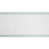 Tapis vinyle imprimé rosace bleu L.99 cm