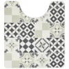 Tapis WC vinyle motif carreau de ciment