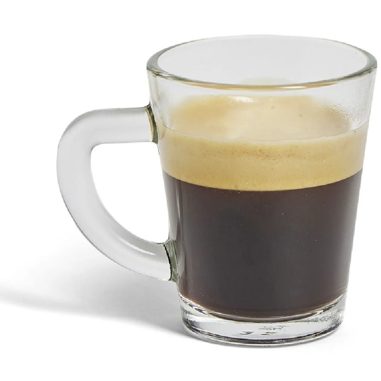 Tasse à expresso 7cl en verre transparent
