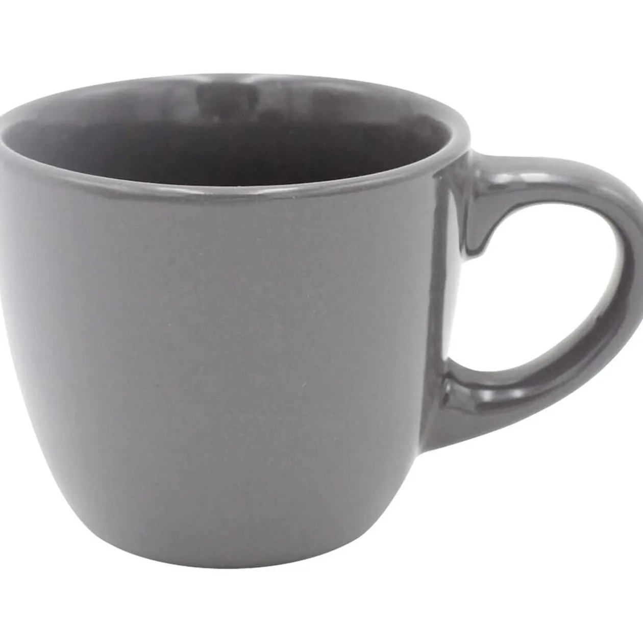 Tasse à expresso en faïence 10 cl uni gris