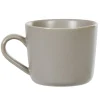 Tasse à thé ou capuccino en porcelaine gris