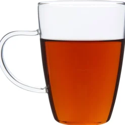 Tasse à thé transparente x2