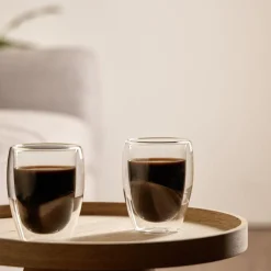 Tasse avec anse en verre double paroi 350ml