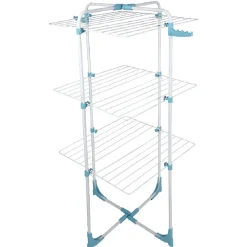 Étendoir à linge tour 18 m d'étendage avec 2 porte-cintres