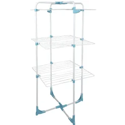 Étendoir à linge tour 18 m d'étendage avec 2 porte-cintres