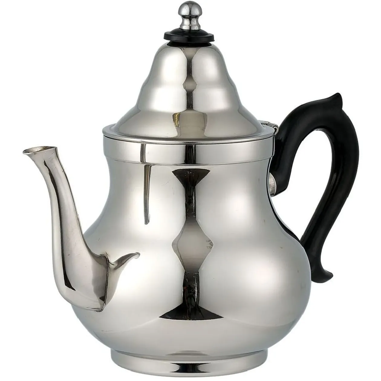 Théière marocaine orientale inox avec anse H21,5cm
