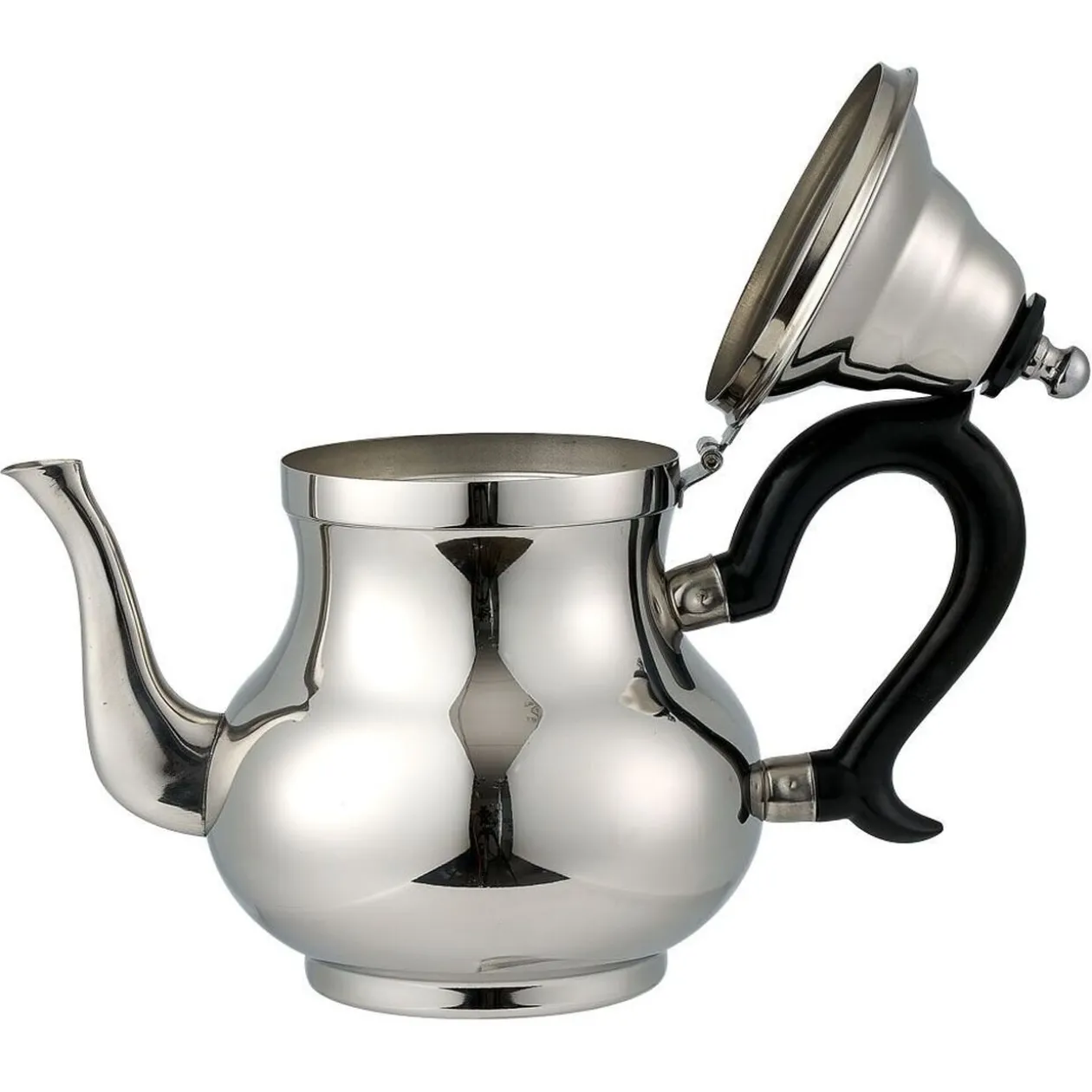 Théière marocaine orientale inox avec anse H21,5cm