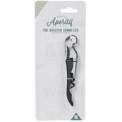 Tire bouchon limonadier noir argenté