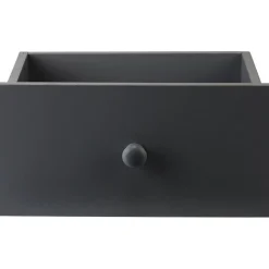 Tiroir pour étagère cube bois noir