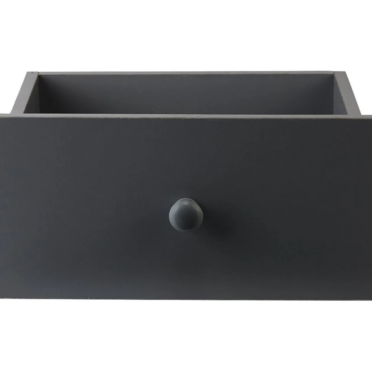 Tiroir pour étagère cube bois noir