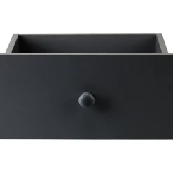 Tiroir pour étagère cube bois noir