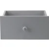 Tiroir pour étagère cube bois gris