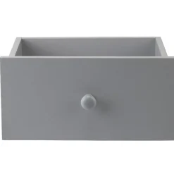 Tiroir pour étagère cube bois gris