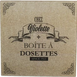 Tiroir toutes dosettes esprit bistrot Chez Violette