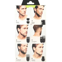 Tondeuse à barbe MGK3221 Braun 6 en 1 sans fil 13 longueurs de coupe