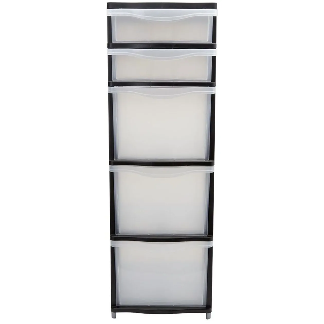 Tour de rangement 5 tiroirs L37xl26,8xH81,5cm