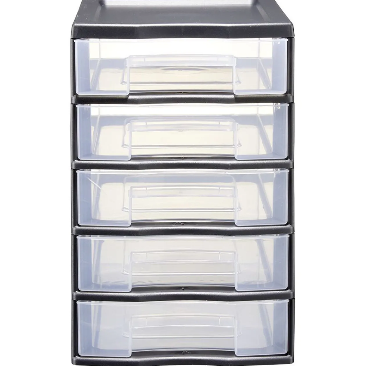 Tour de rangement 5 tiroirs format A6+ noir