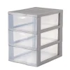 Tour de rangement A5 plastique gris