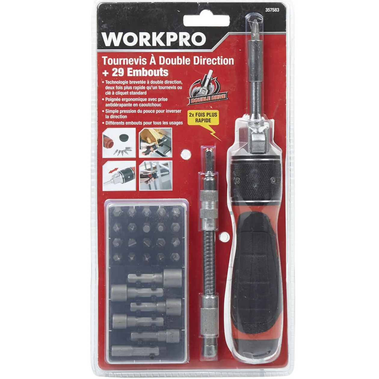 Tournevis à double direction