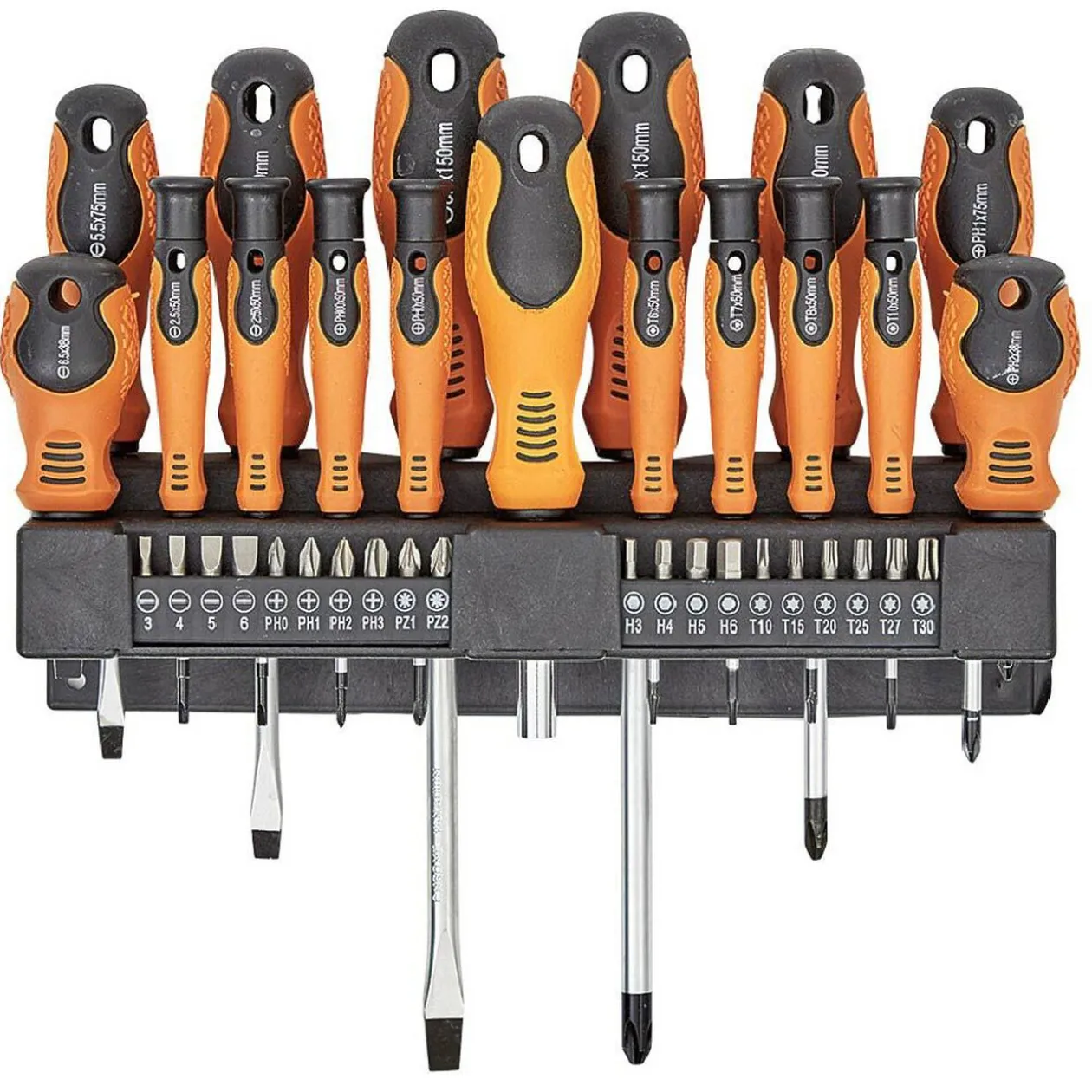 Tournevis Bi matière - Coffret de 37 pièces