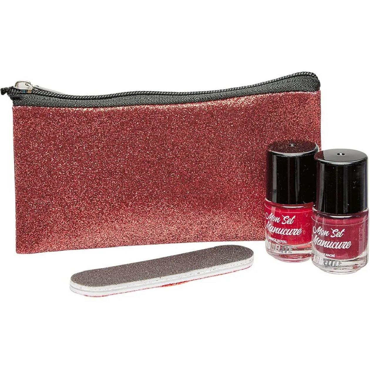 Trousse avec kit vernis french manucure 2x 5 ml