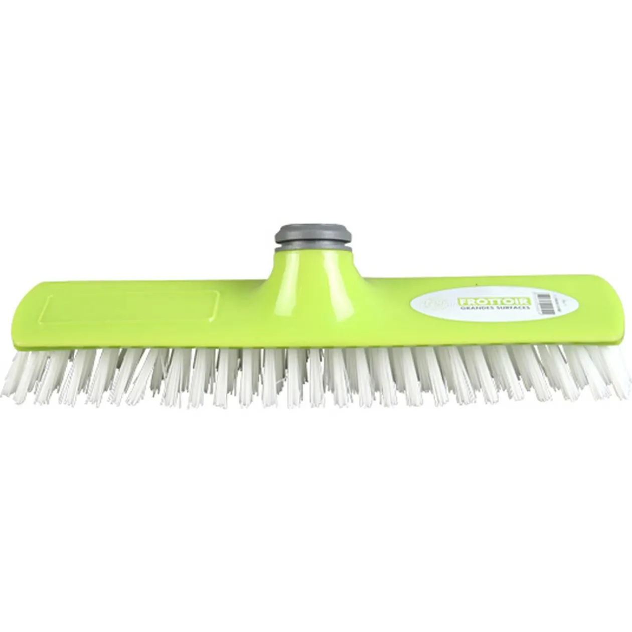 Tête de balai brosse frottoir lave-sols vert et blanc