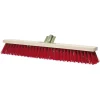 Tête de balai en bois poils rigides pour extérieur 60cm