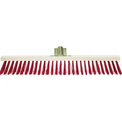 Tête de balai en bois poils rigides pour extérieur 60cm