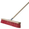 Tête de balai large et manche en bois 120 cm