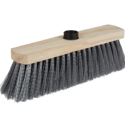 Tête de balai sol ciment en bois