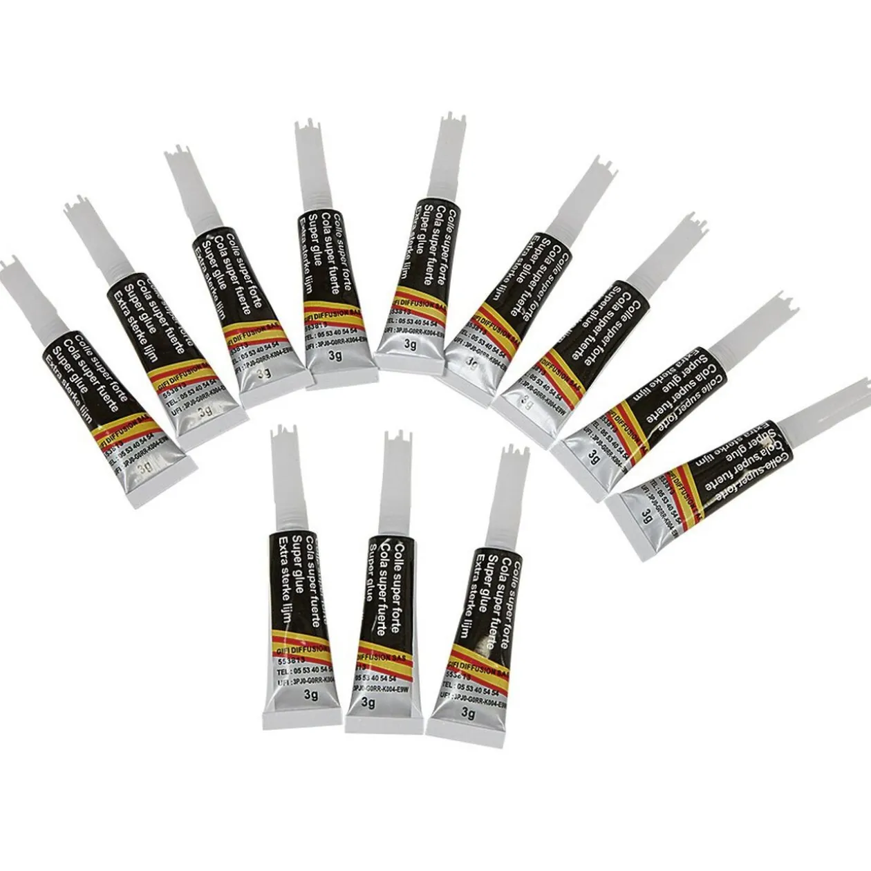 Tube de colle glue multi usage x 12