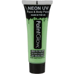 Tube de maquillage vert néon UV 13 ml