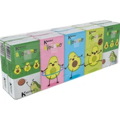 Étui Avocado avec mouchoir 4 plis