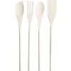 Ustensile de cuisine en bois x4