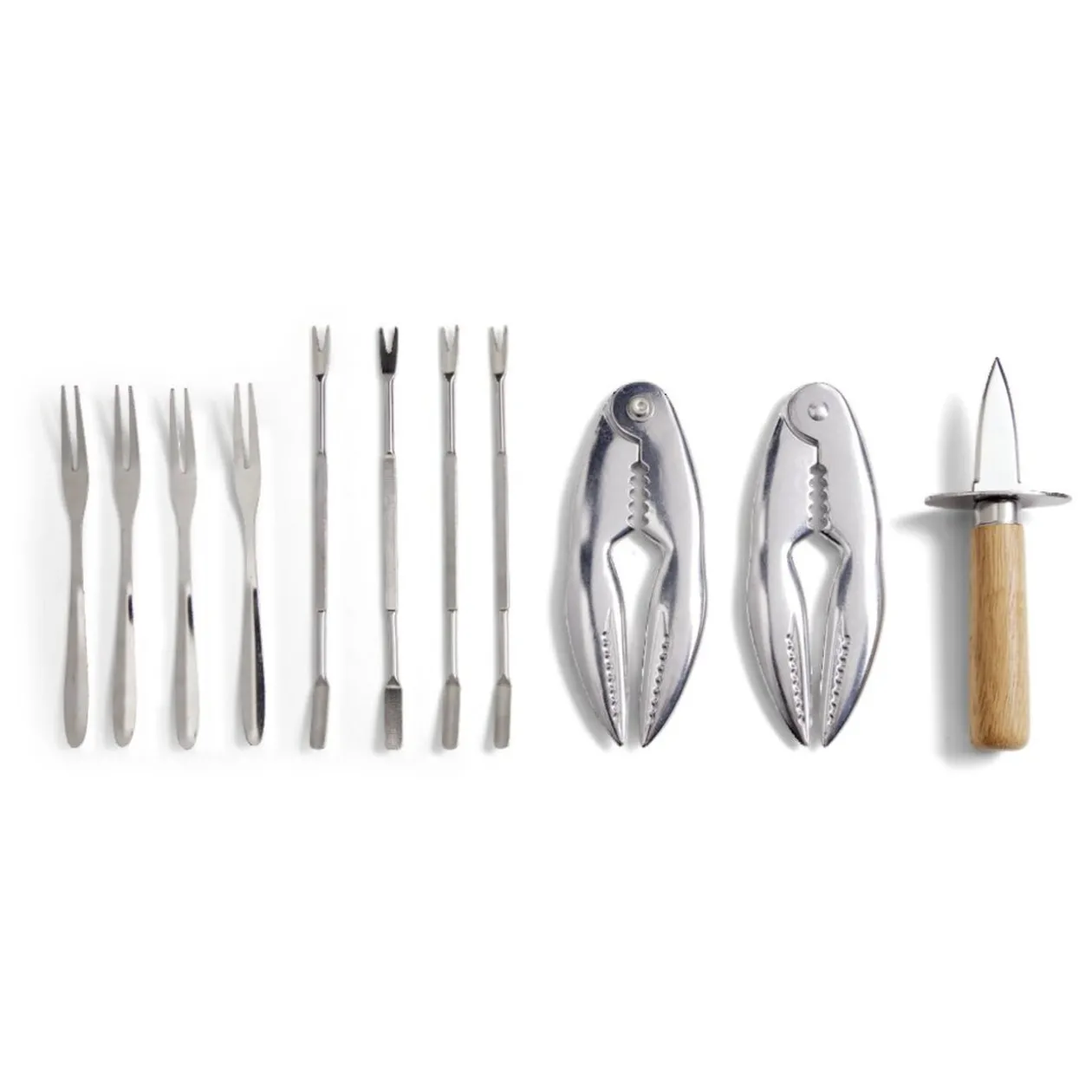 Ustensile pour fruit de mer 11 pièces