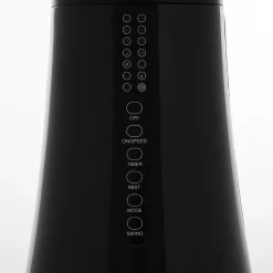 Ventilateur brumisateur d'intérieur noir