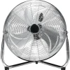 Ventilateur industriel à poser Homday métal chromé Ø 45 cm
