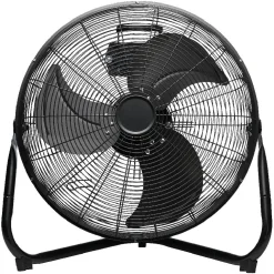 Ventilateur industriel à poser Homday métal noir Ø 45 cm