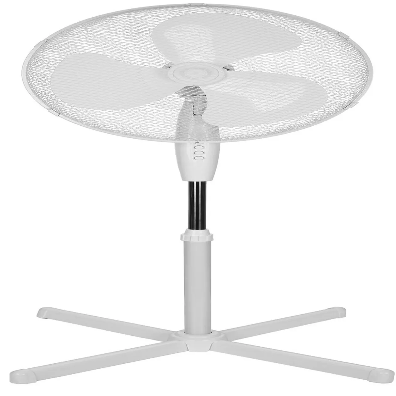 Ventilateur sur pied - 3 vitesses - 50W - blanc