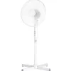 Ventilateur sur pied blanc