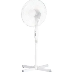 Ventilateur sur pied blanc