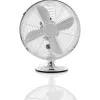 Ventilateur sur table gris chromé Homday 30 cm