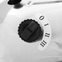 Ventilateur sur table gris chromé Homday 30 cm