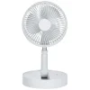 Ventilateur télescopique nomade blanc