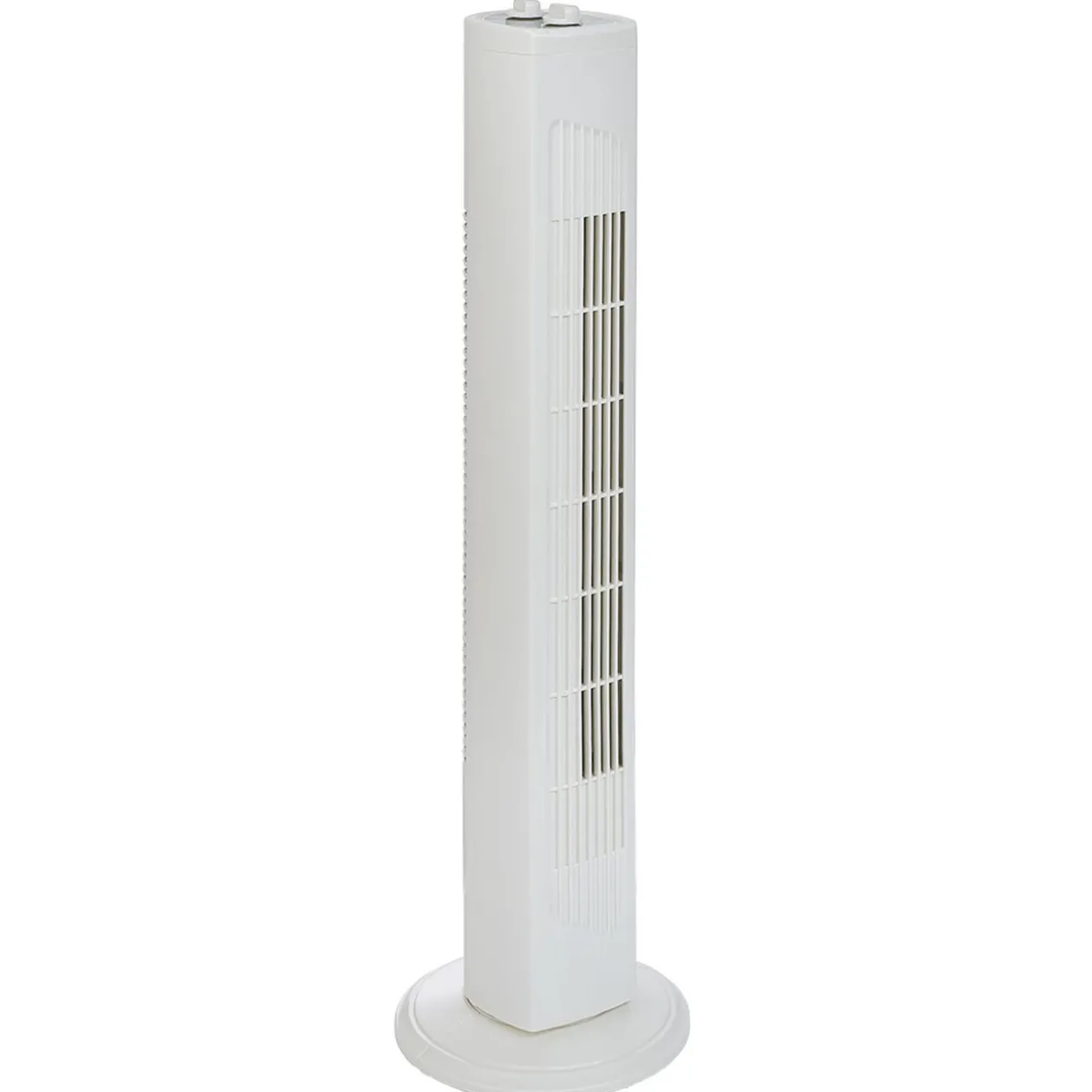 Ventilateur tour oscillant blanc 24x24xH75cm 45W